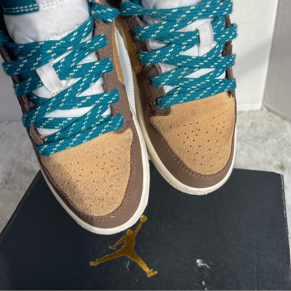Jordan 1 Mid SE Size 13 5 Little Boy Cacao Wow - Picture 5 of 10